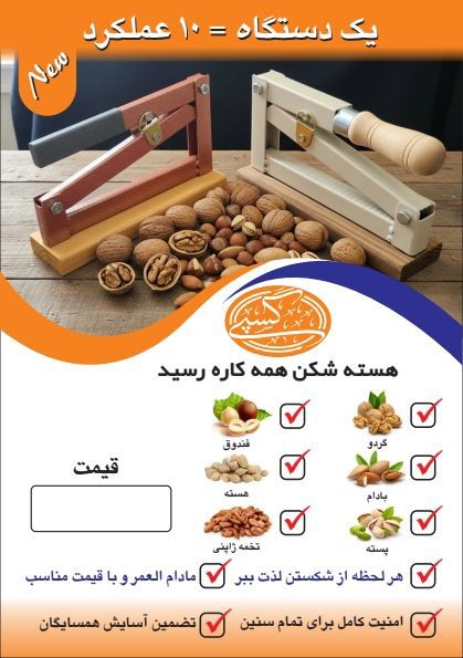 هسته شکن همه کاره (گردو شکن)